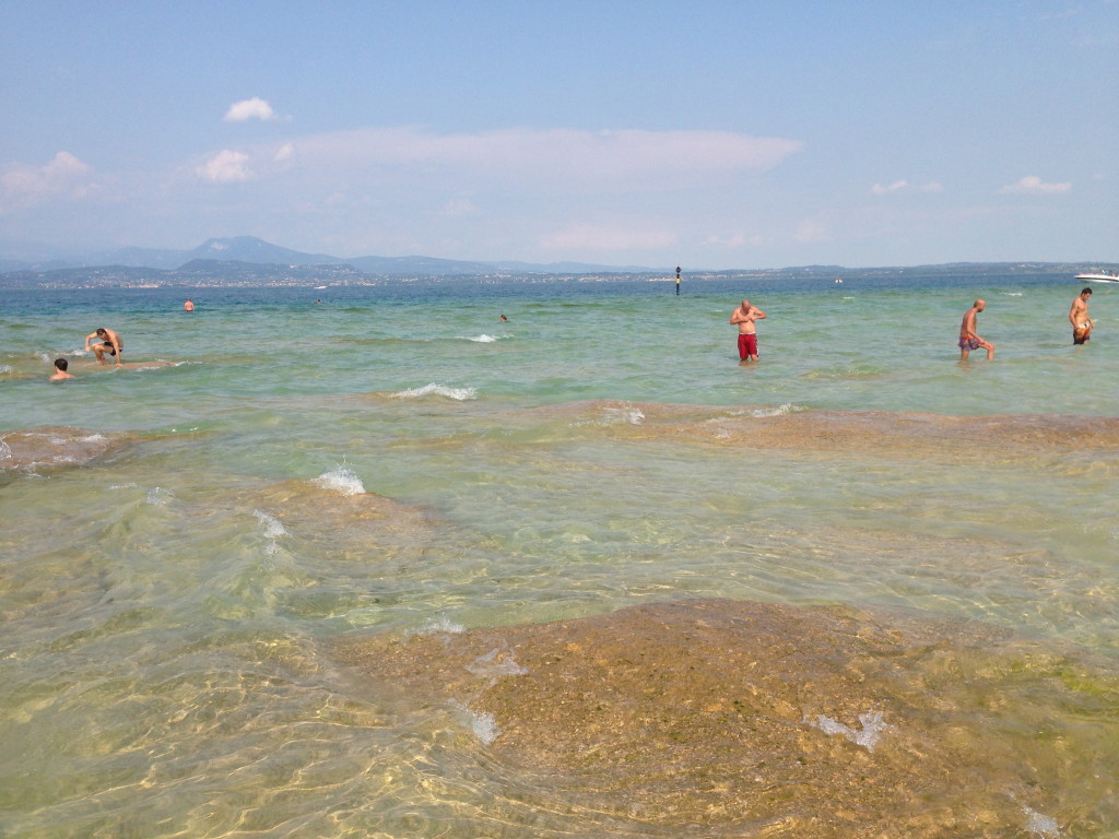 Spiaggia, Sirmione, Scogli