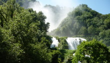 Terni, Umbria, Cascate Marmore