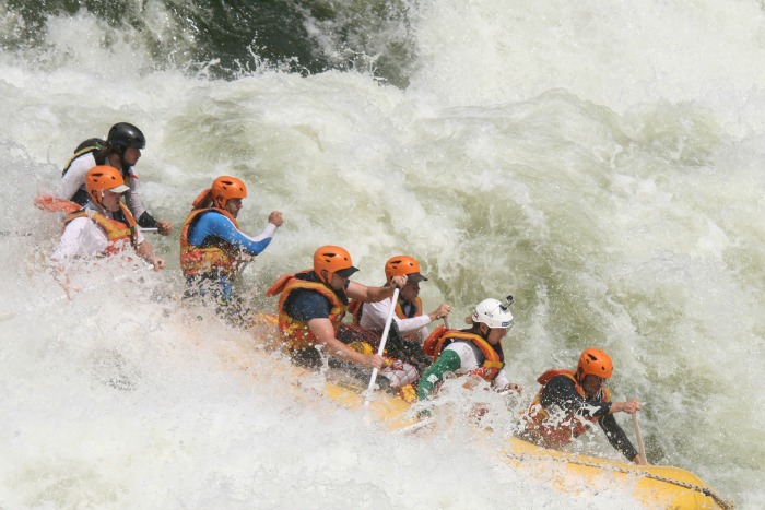 Rafting, Zambesi, Africa