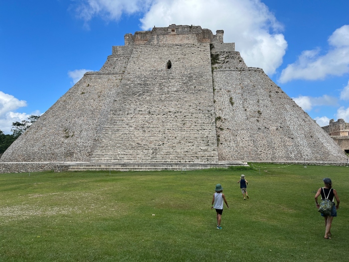 La piramide di Uxmal, Yucatán